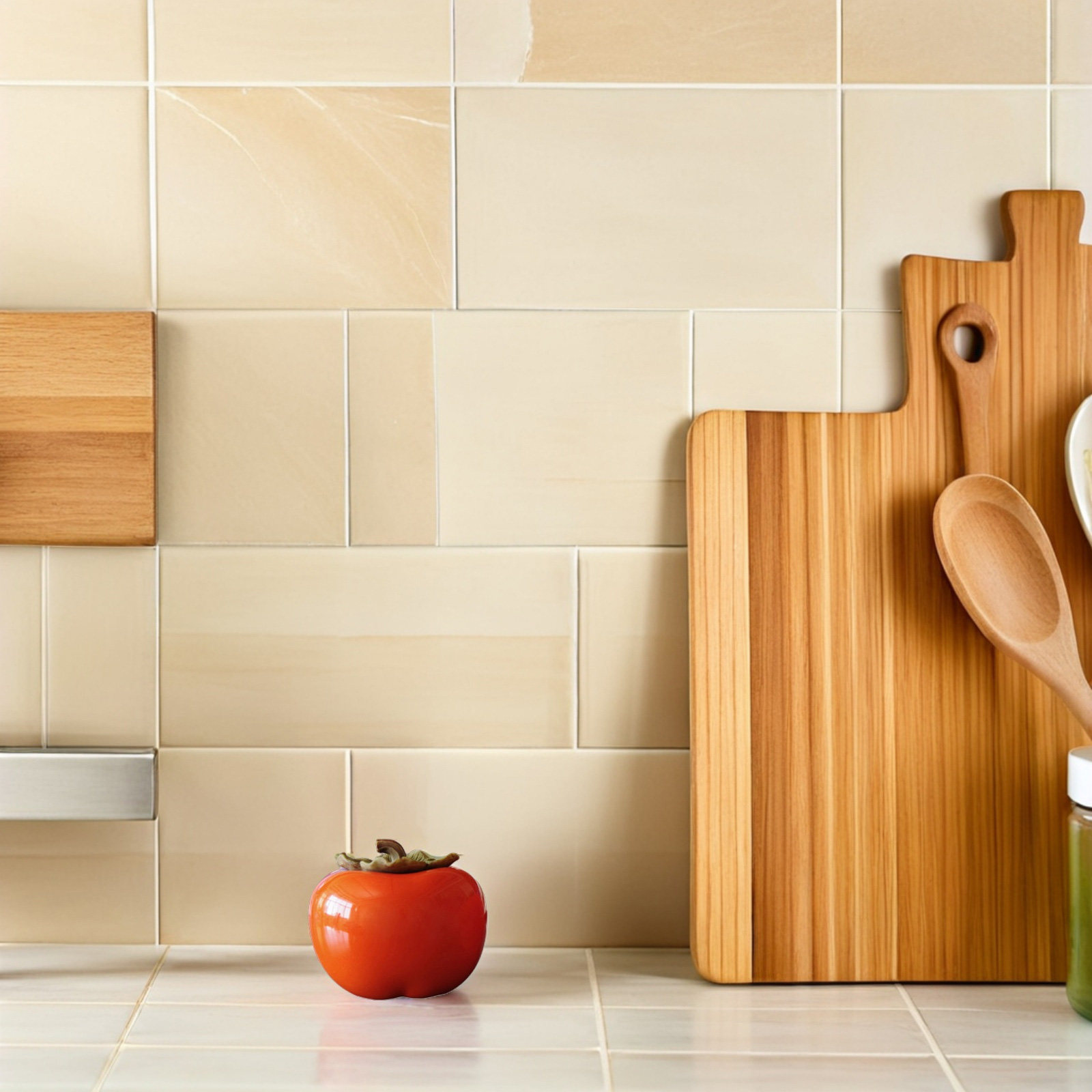 Airtight Cereal Jar - Set di 2 Barattoli in Ceramica