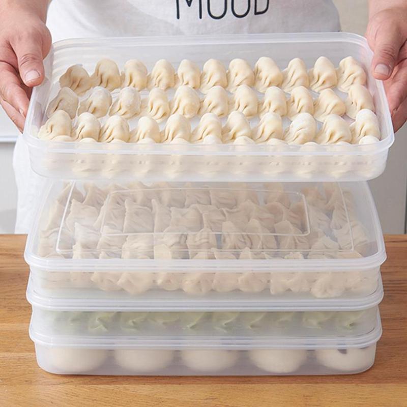 Food Storage Refrigerator - Contenitore Trasparente per Cucina, Organizer per