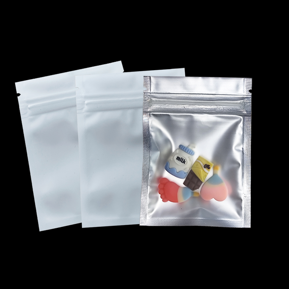 Food Storage Mylar Bags - 100 pz/lotto Opaco Trasparente Chiusura Lampo