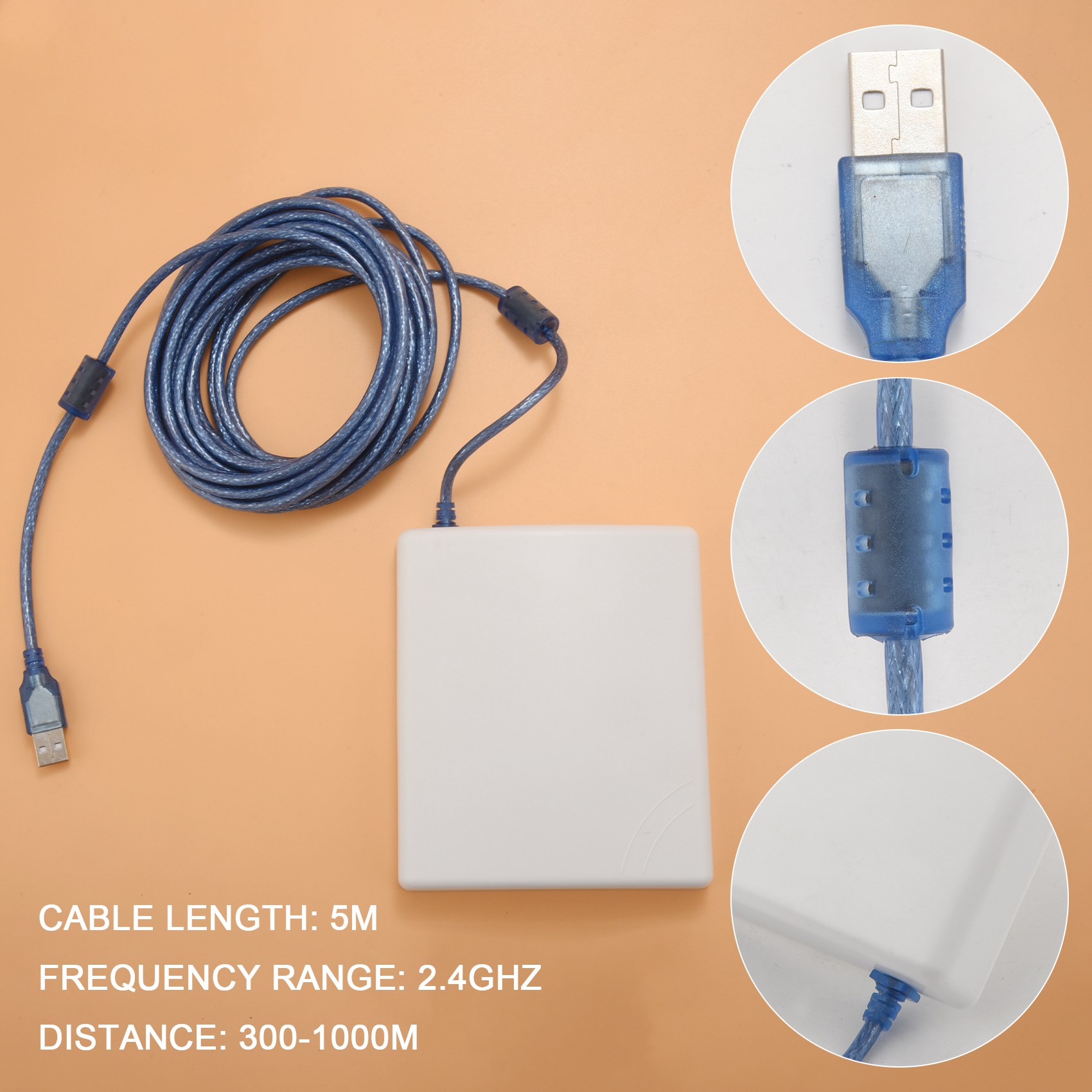 Food Storage The Range - Adattatore USB Wireless A04R-150Mbps con Antenna