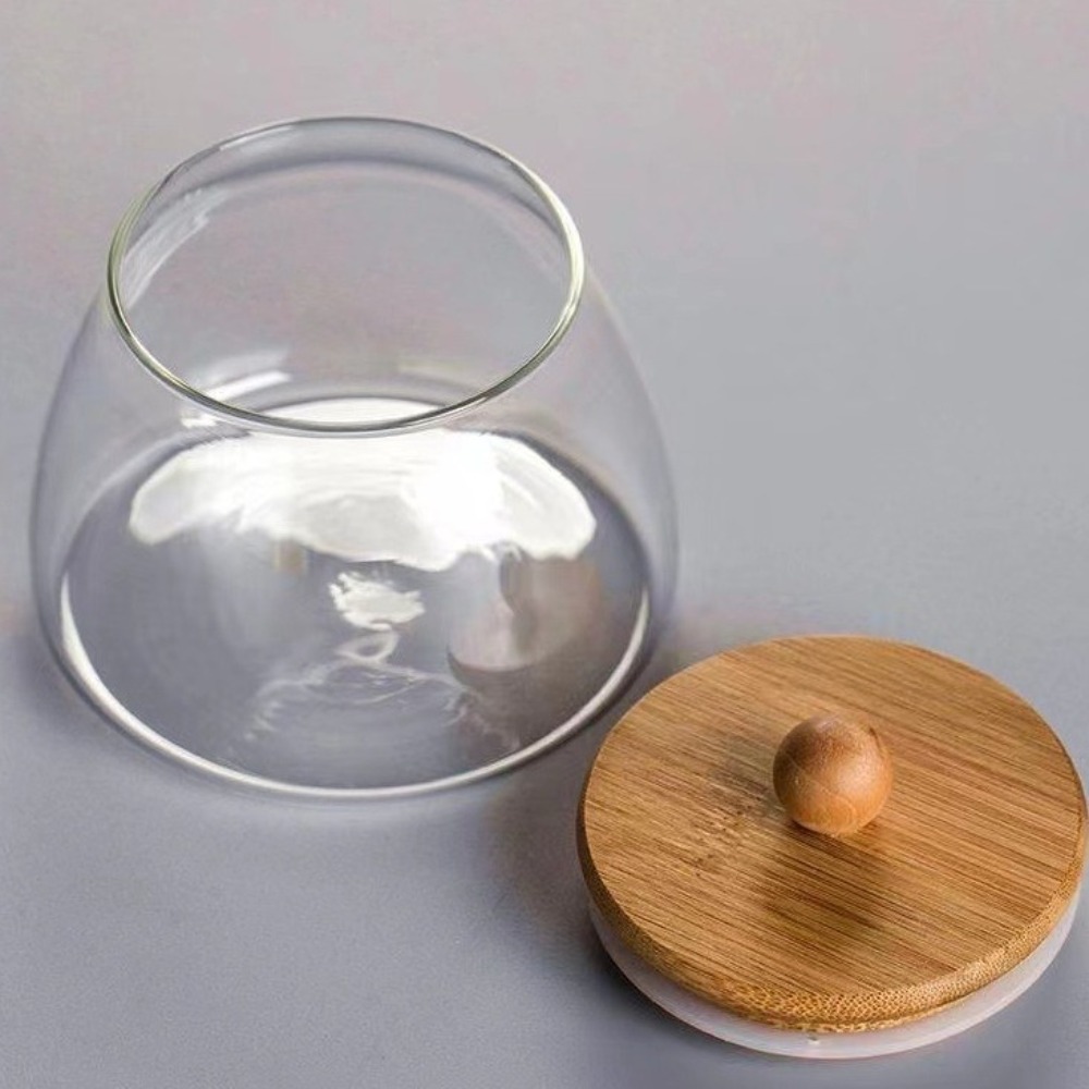 Glass Food Storage Xl - Contenitori in Vetro Trasparente Ermetici di