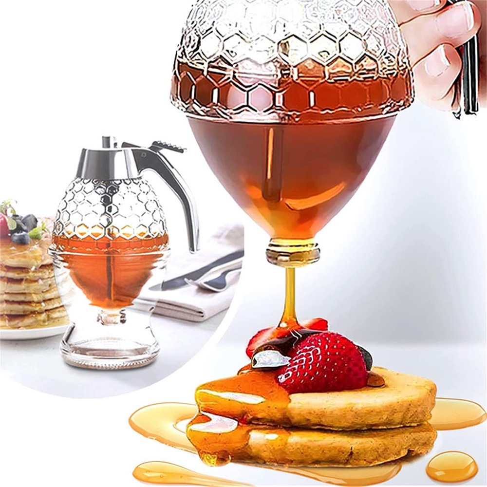 Condiment Squeeze Bottle - Dispenser per miele senza gocciolamento con
