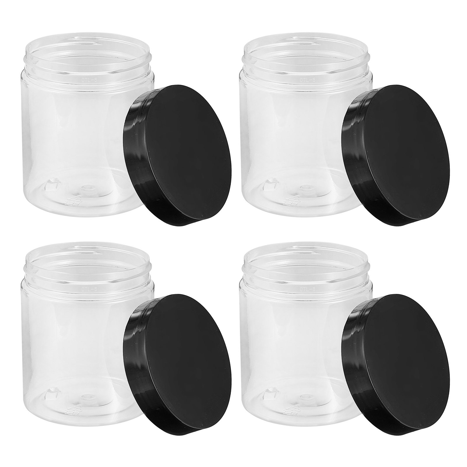 Food Storage And Organizer - 12 Contenitori Trasparenti in Plastica Sigillati