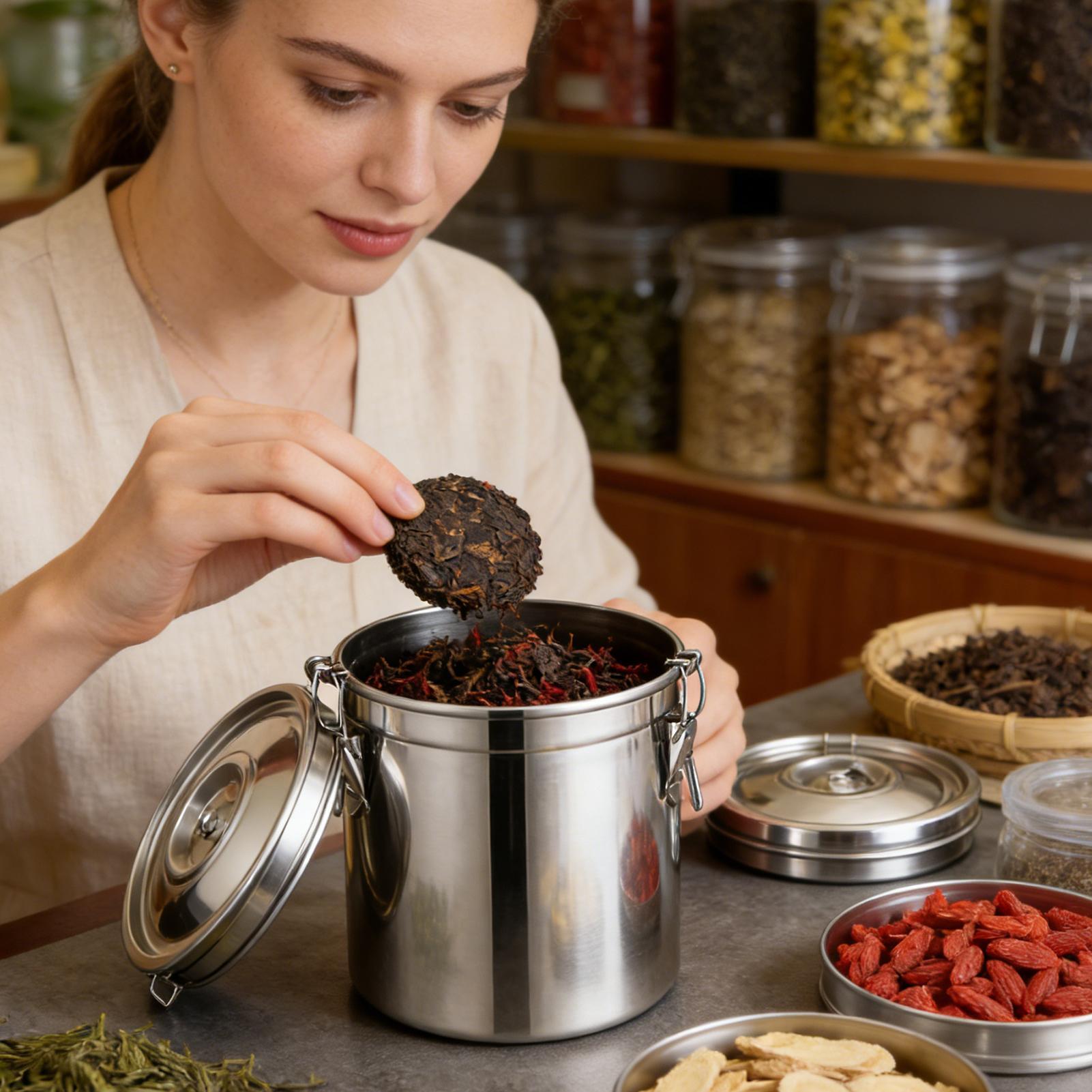 Airtight Cereal Jar - Barattolo ermetico in acciaio inox da