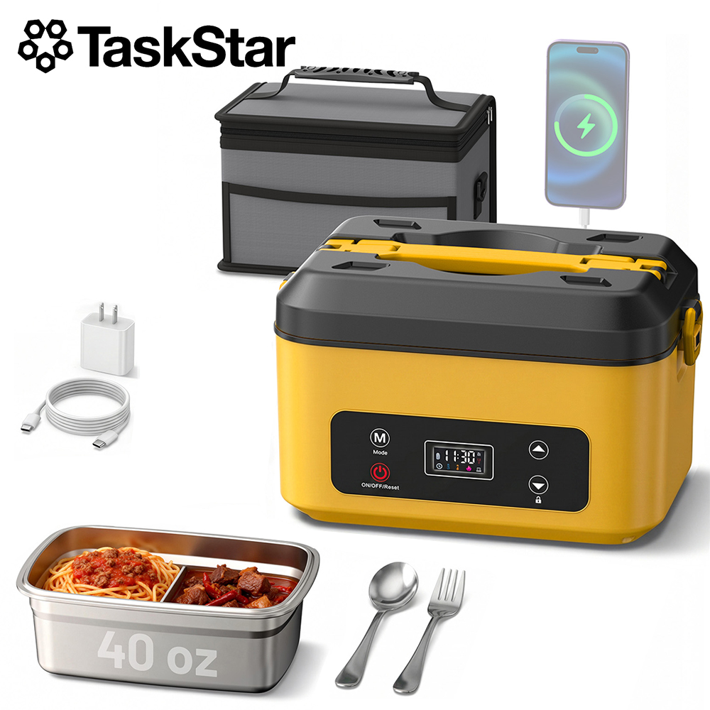 Food Storage Warmer - TaskStar Contenitore Termico Portatile per Pranzo