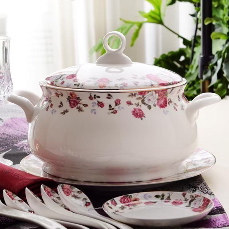 Food Storage In Plants - Tureen in porcellana da 9 pollici