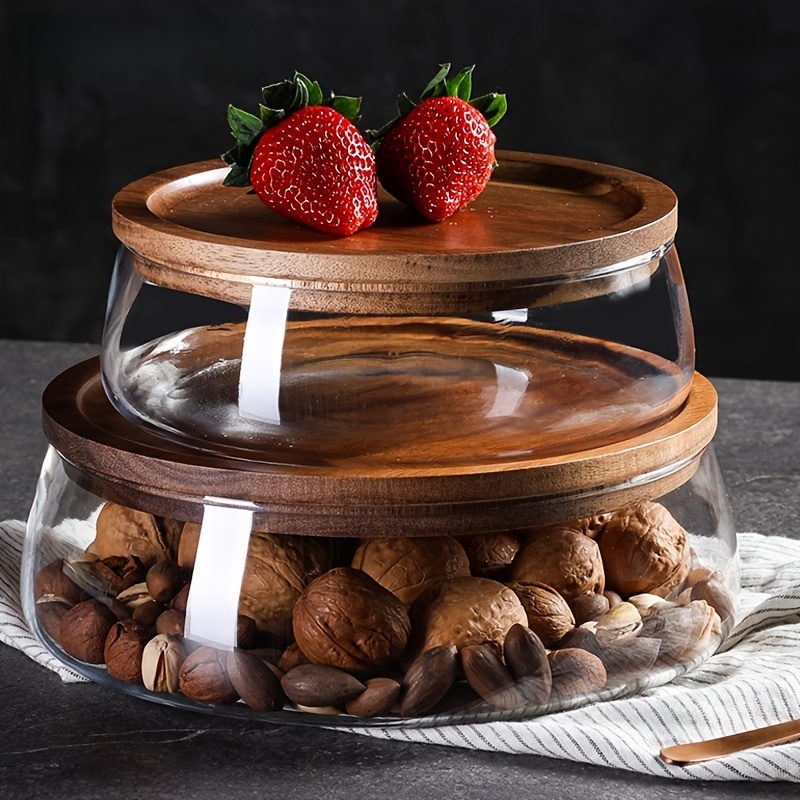 Glass Meal Prep Container - Contenitori in vetro con coperchi in