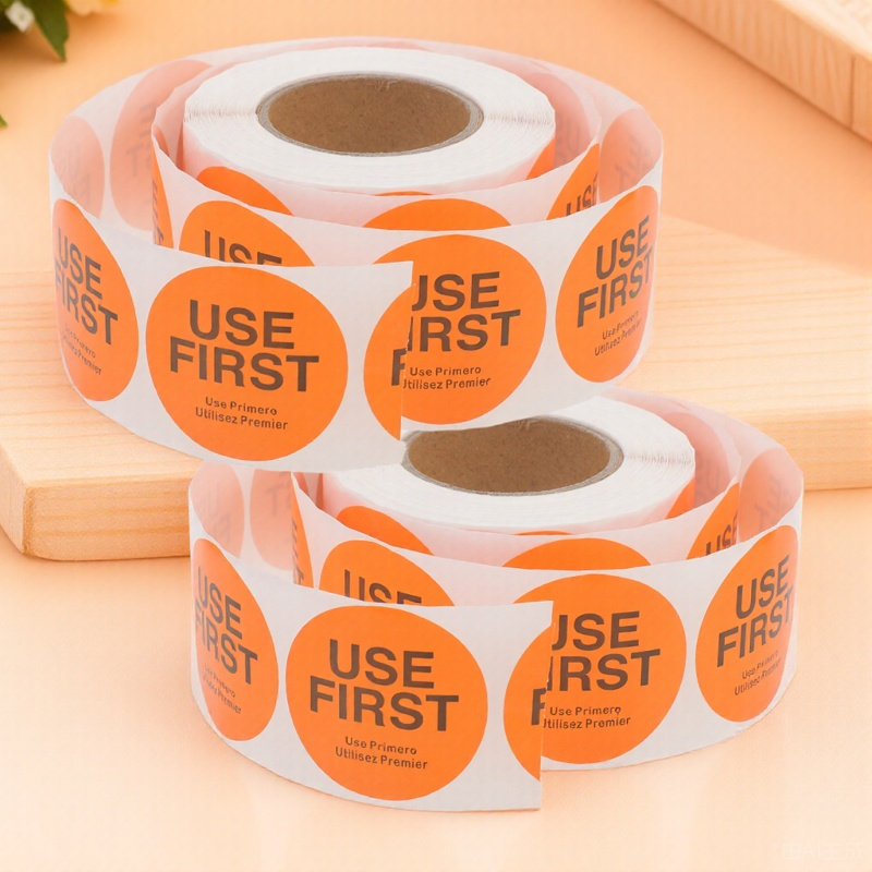 Food Storage Restaurant - 2 Rotoli di Etichette Adesive per