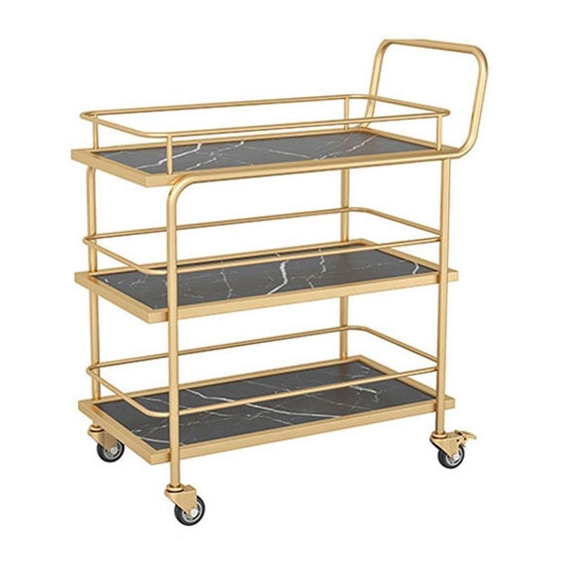 Food Storage Restaurant - Carrello Mobile Nordico in Ferro Battuto