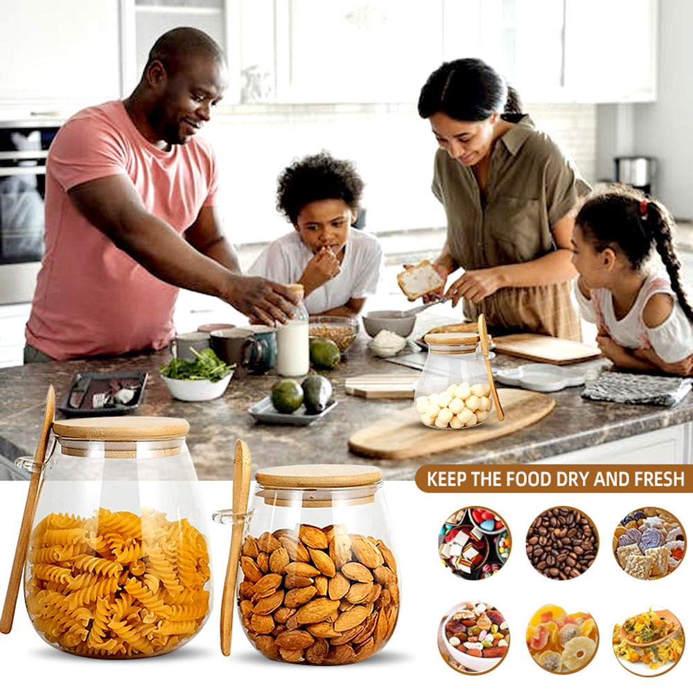 Barattolo di vetro sigillato d - Glass Meal Prep Container recensione e prezzo