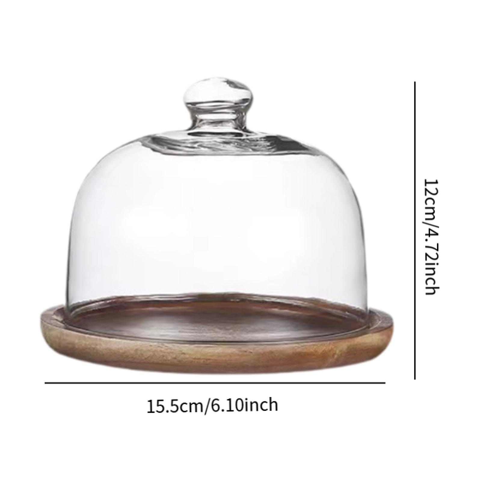 Alzata per torte in legno con  - Food Storage Glass Round recensione e prezzo