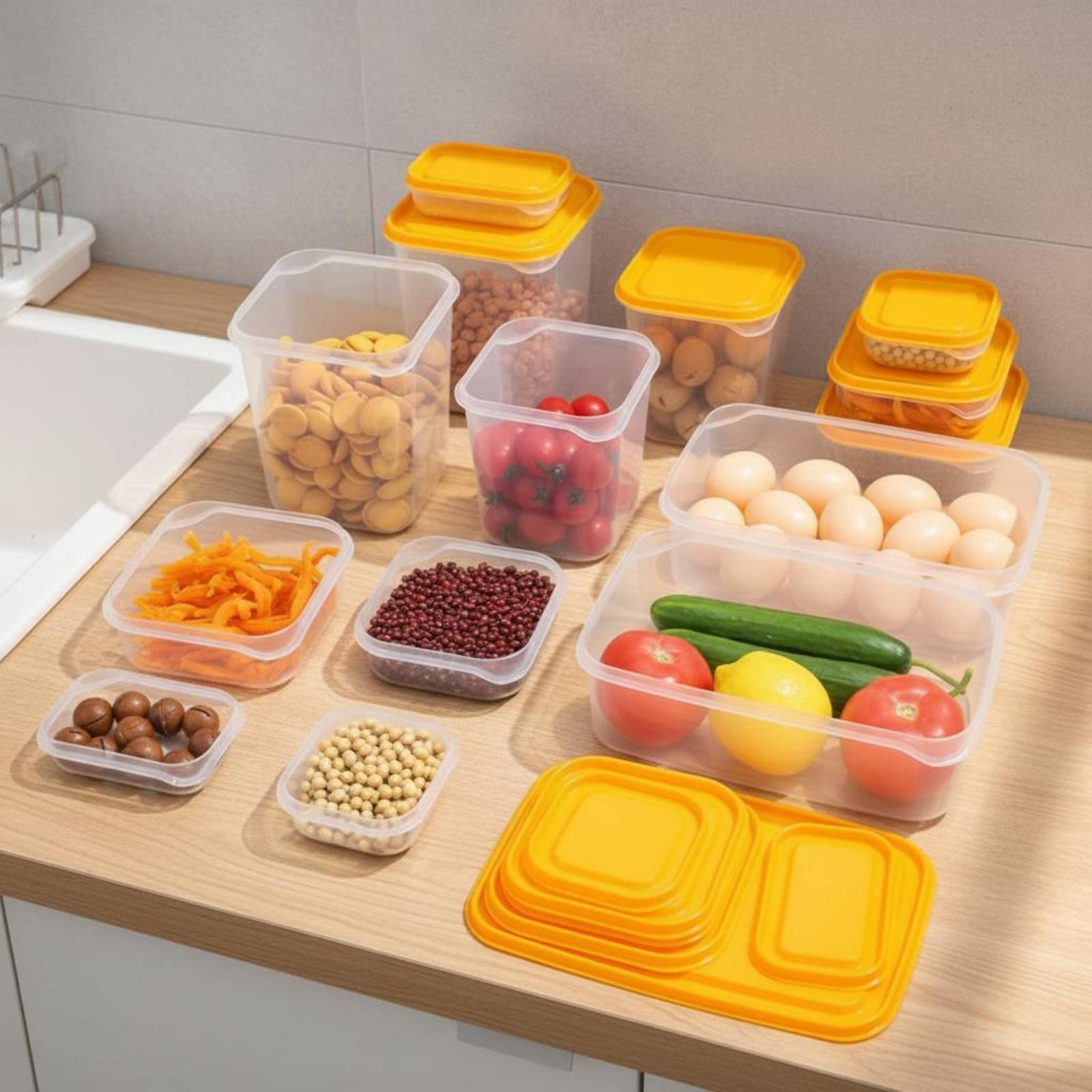 Set di 17 Contenitori per Frig - Food Storage Boxes recensione e prezzo