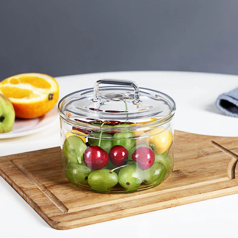 1 pz ciotola di vetro resisten - Food Storage Glass Round recensione e prezzo
