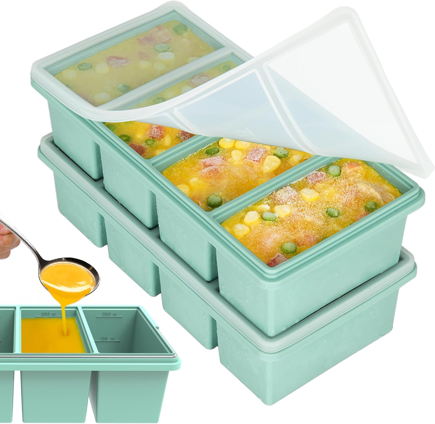 Stampo in silicone per ghiacci - Xxl Food Storage Container recensione e prezzo