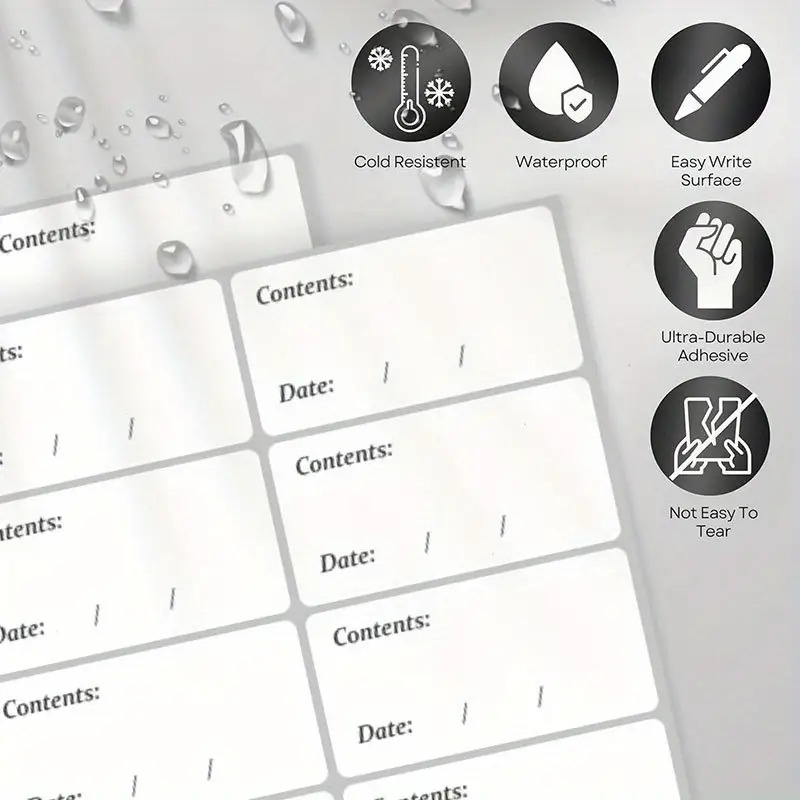 Etichetta rimovibile per conge - Food Storage Notes recensione e prezzo