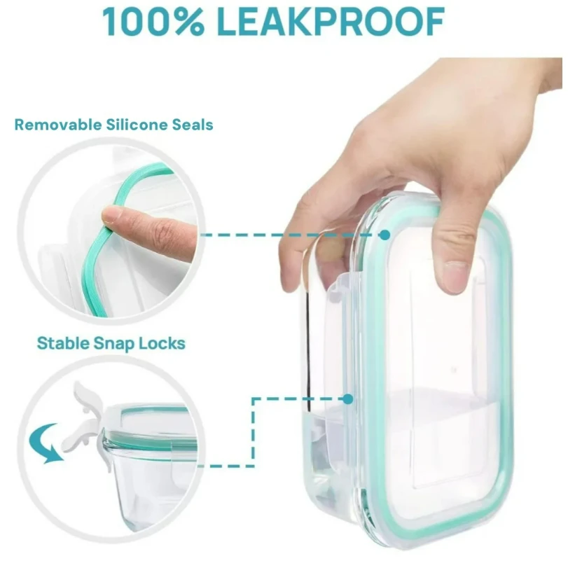Contenitori per Alimenti in Ve - Glass Meal Prep Container recensione e prezzo