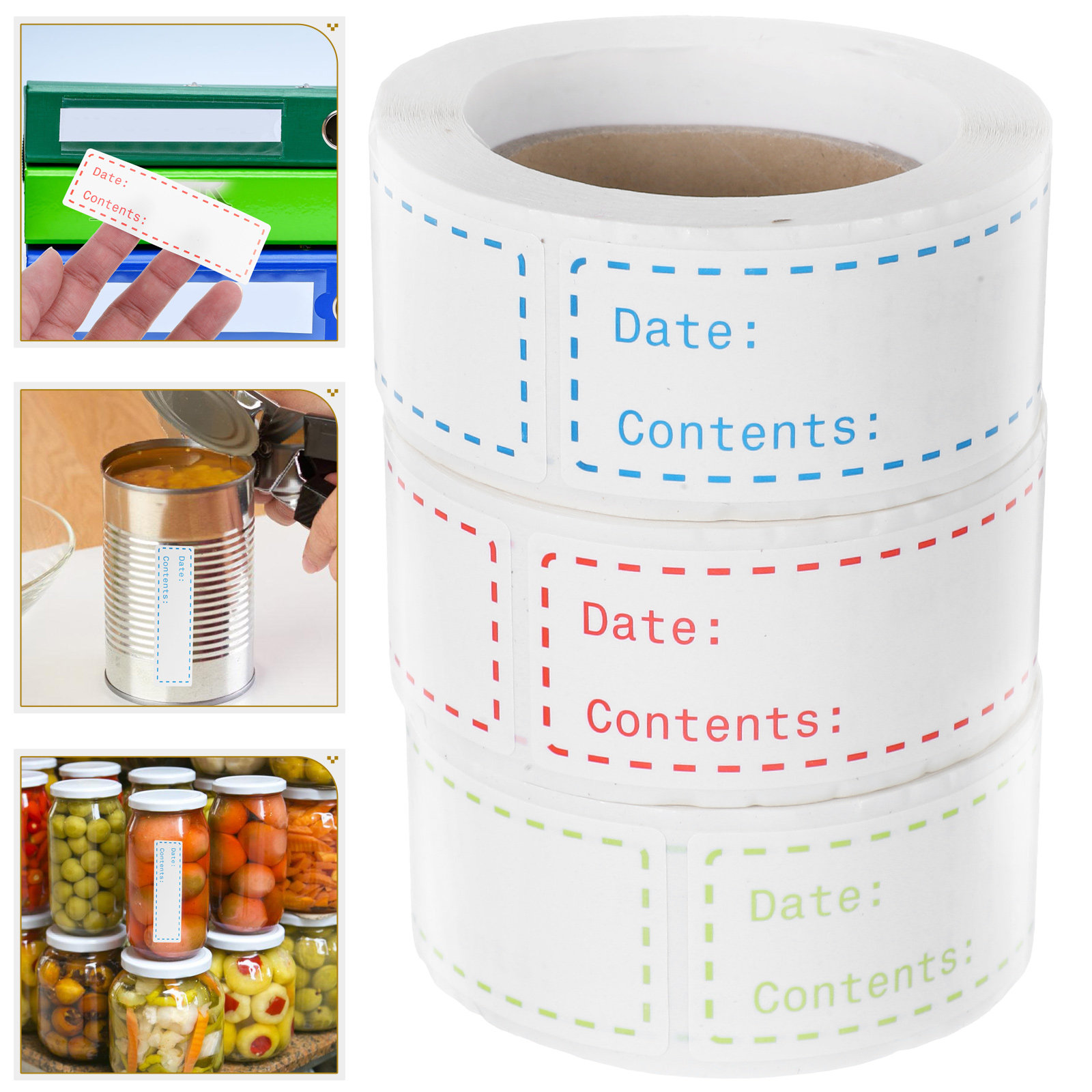 3 Rotoli di Etichette Adesive  - Food Storage Notes recensione e prezzo