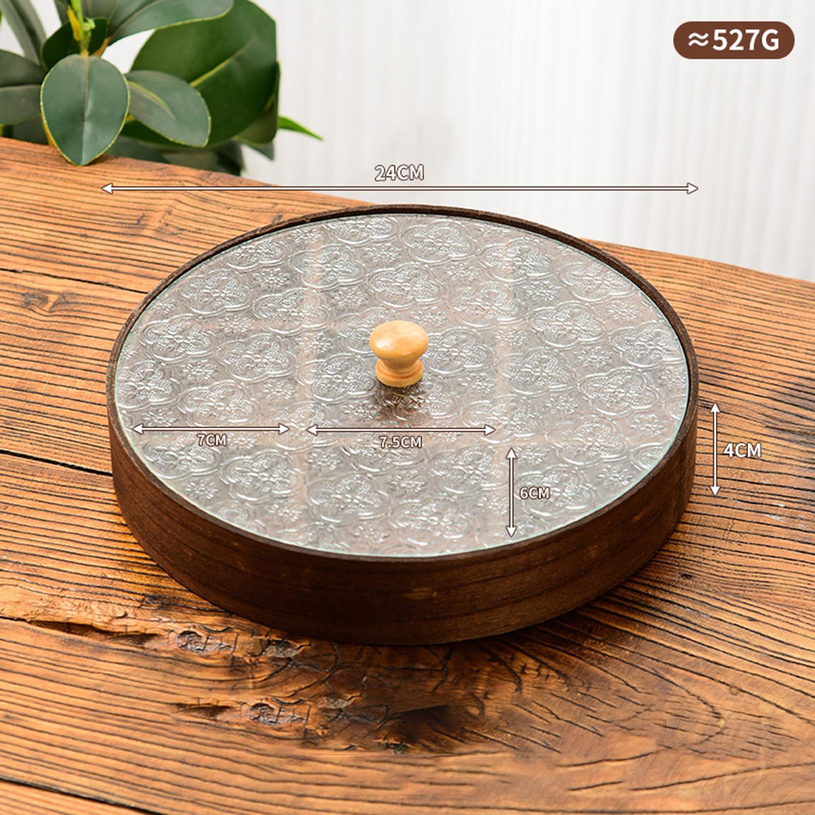 Vassoio da portata diviso con  - Food Storage Glass Round recensione e prezzo