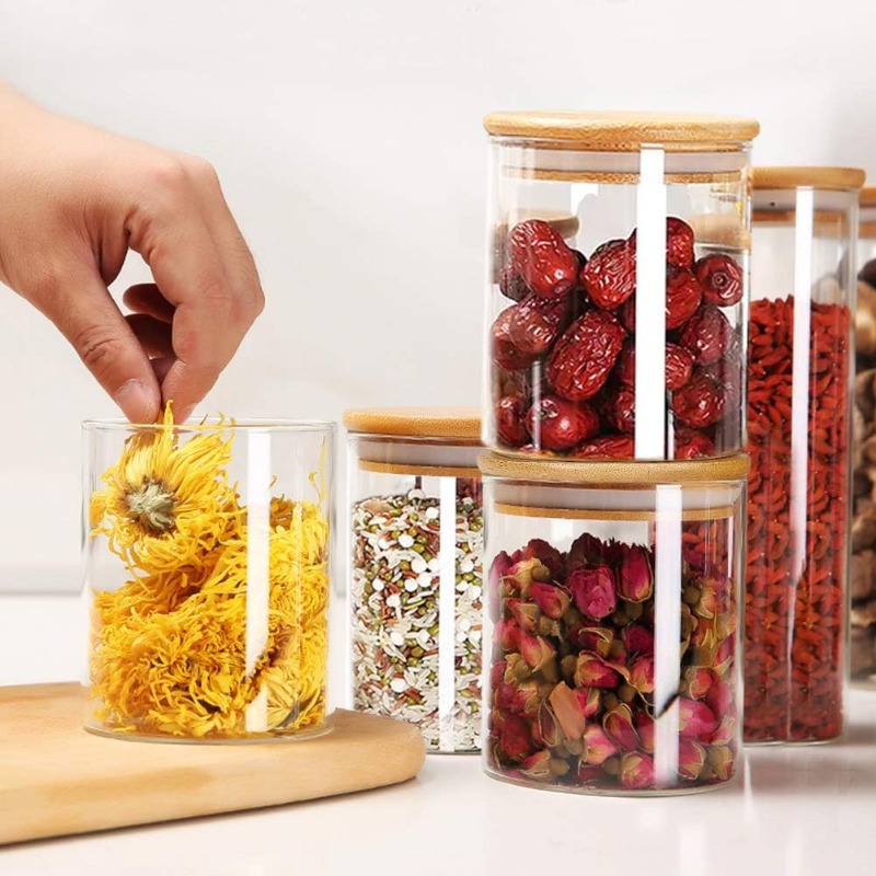 Set di 12 vasetti di vetro con - Airtight Cereal Jar recensione e prezzo