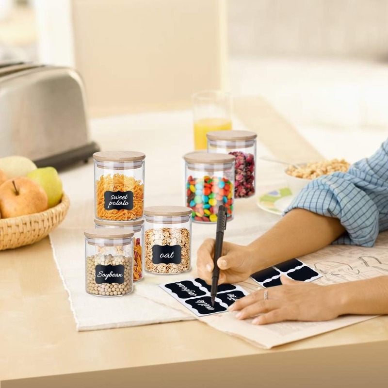 Set di 12 vasetti di vetro con - Airtight Cereal Jar recensione e prezzo