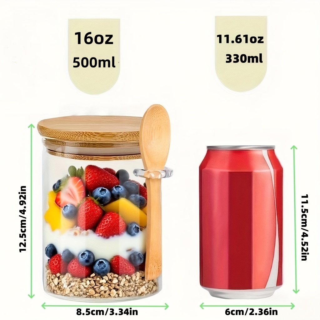 Set di 1/2/4/8 Pezzi di Tazze  - Glass Meal Prep Container recensione e prezzo