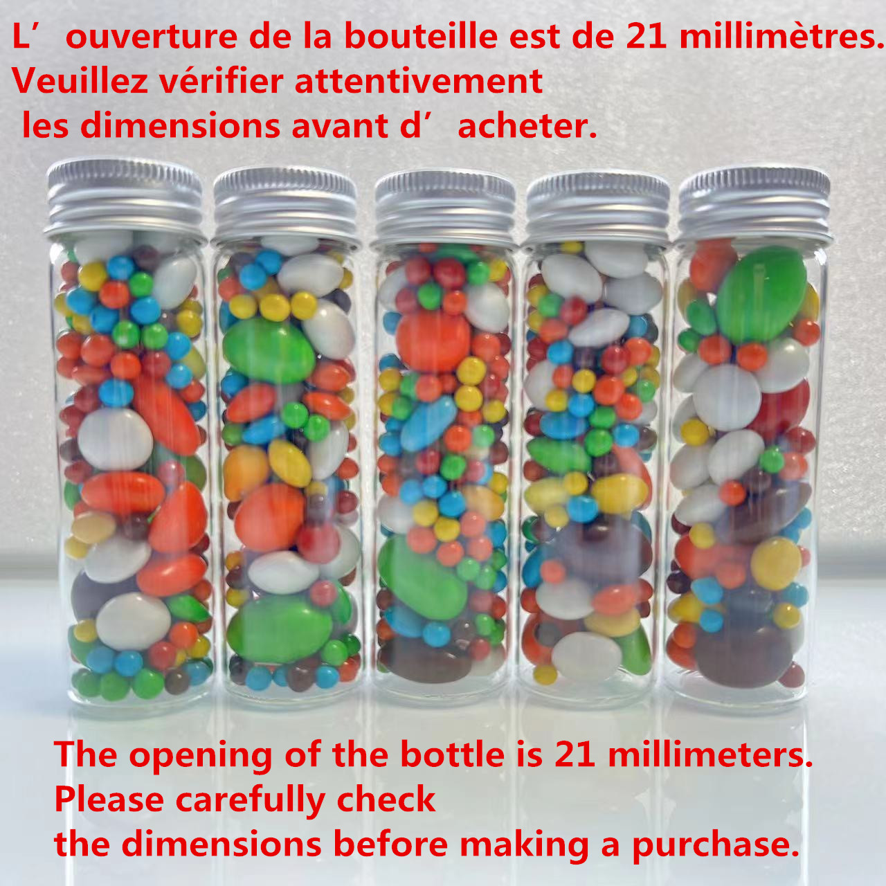 12/21 PCS 50ml Bottiglie di au - Food Storage Notes recensione e prezzo