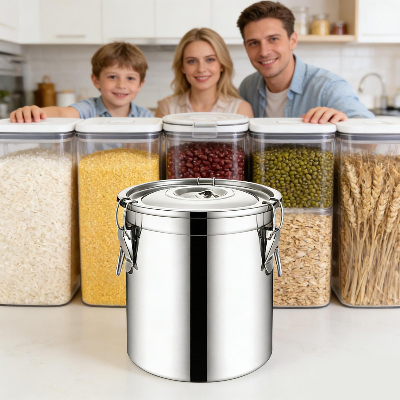 Barattolo ermetico in acciaio  - Airtight Cereal Jar recensione e prezzo