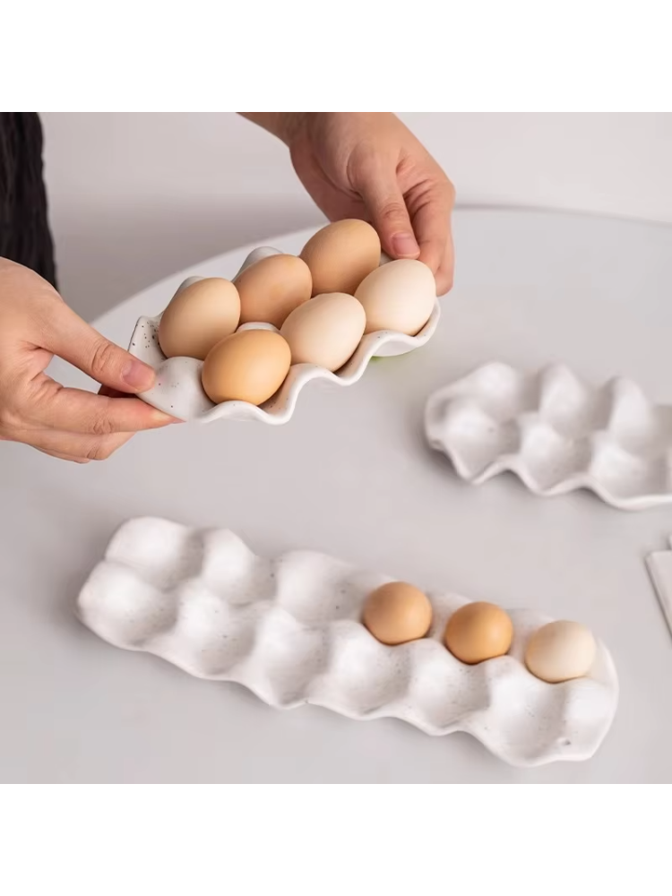 Portauova in ceramica semplice - Egg Storage Holder recensione e prezzo