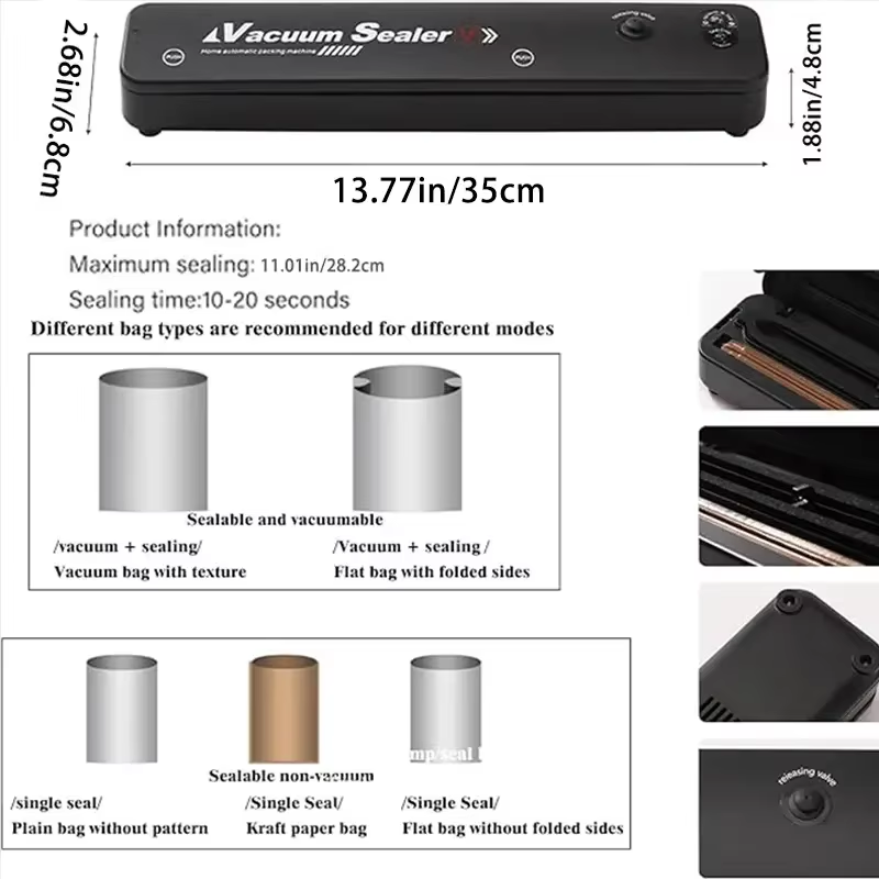 Macchina Sottovuoto di Alta Qu - Food Storage Vacuum Sealer Machine recensione e prezzo