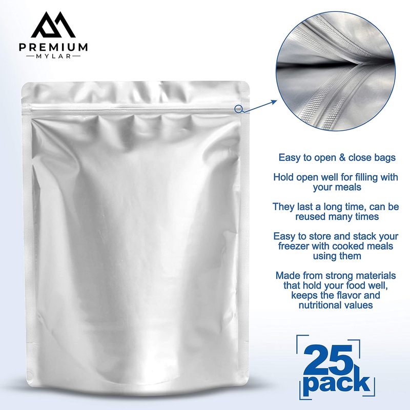 25 sacchetti in mylar - Sacche - Food Storage Mylar Bags recensione e prezzo