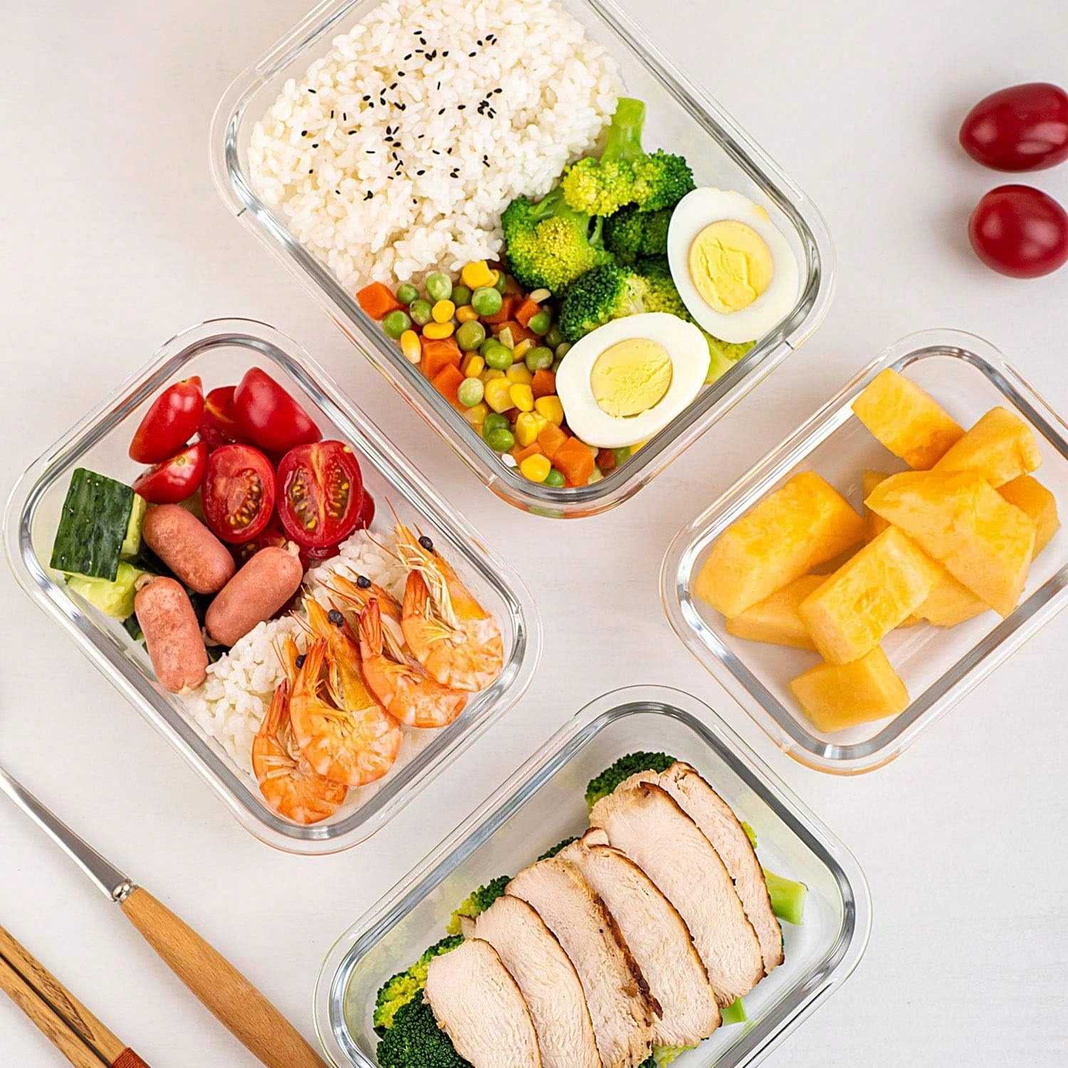 Set di 10 Contenitori in Vetro - Glass Meal Prep Container recensione e prezzo