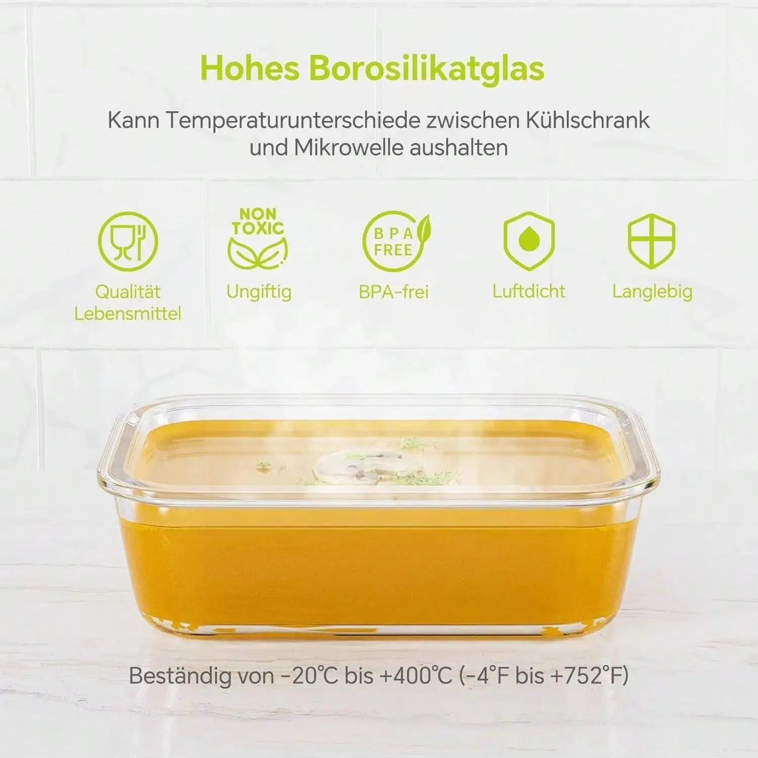 Contenitore per alimenti yesGl - Glass Meal Prep Container recensione e prezzo